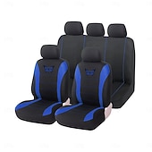 cheap Car Seat Covers-9PCS Butterfly Car Seat Covers Full Set, Universal Fit Breathable Fabric Automotive Seat Protectors for Cars SUVs Trucks Sedans, Stylish Butterfly Embroidery Interior Accessories