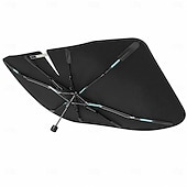 ieftine incalzire racire-Umbrelă de soare pentru parbriz auto, parasolar pliabil cu protecție UV pentru geamul din față, parasolar reflectorizant care blochează căldura, capac interior de răcire pentru mașini, SUV-uri și