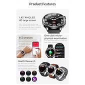 abordables Montres connectées-Montre connectée pour homme (répondre/passer des appels), bracelet d'activité avec écran tactile HD rond de 1,39 pouce, moniteur de fréquence cardiaque et de sommeil SpO2, étanche IP68, montre