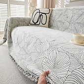 cheap Sofa Cover-Sofa Cover Blanket One Piece Couch Cover Anti Cat Scratch Herringbone Sofa Slipcover Full Coverage Furniture Protector Washable Sofa Throw for Living Room