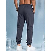 voordelige casual broek-Voor heren Joggingbroeken Broek Vrijetijdsbroek Sneldrogende broek Koelbroek Zak met rits Elastisch manchet Effen Lichtgewicht Ademend Volledige lengte Casual Dagelijks Buiten Modieus Streetwear