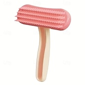 abordables Cuidado del cabello-3 peines de silicona para conejos, peines para mascotas pequeñas, peines para pelo de gato, cepillos para pelo de cobaya, herramienta de limpieza y cuidado del pelo, recortador de belleza, peine para