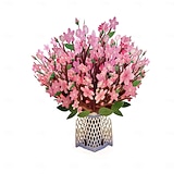 baratos Party Supplies-3D Cherry Blossom Pop Up Card, Large Sakura Flower Bouquet Greeting Card for Her, Women, Mom - Unique Gifts for Mother's Day, Birthday, Anniversary, Get Well, Thank You, Thinking of You