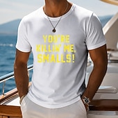  Herre-T-skjorte med «You're Killin' Me»-motiv, liten størrelse, morsomt filmsitat, grafikk, normal størrelse, slim fit, ferie, cruise, avslappet, streetwear, designerklær, s, m, l, xl, xxl, xxxl