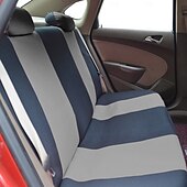 economico Coprisedili per auto-Set completo di 9 coprisedili universali per auto, in tessuto a rete di poliestere traspirante, per auto, SUV, berline e camion. Eleganti accessori per interni bicolore, facili da installare.