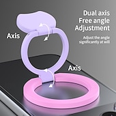 economico Supporto per telefono-Anello di supporto magnetico per telefono compatibile con MagSafe, supporto a tripla piega per iPhone 17 16 15 14 13 12 Pro Max Plus, impugnatura magnetica per telefono su entrambi i lati. &amp;Supporto