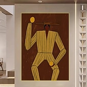 cheap People Paintings-Mintura Handmade Man Oil Paintings On Canvas Wall Art Decoration Modern Abstract Figure Picture For Home Hotel Decor Rolled Frameless Unstretched Painting