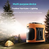 preiswerte Ventilator-Tragbarer Hüftventilator mit doppeltem Luftstrom, am Gürtel tragbarer Ventilator für freihändige Kühlung, USB-wiederaufladbarer 2-in-1-Ventilator mit LED-Licht für Outdoor-Arbeit, Bauarbeiten, Camping
