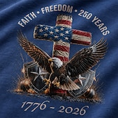  2026 250 Aniversario Camisetas para hombres Bandera estadounidense 1776 100 Algodón Lavado ácido Camiseta de peso pesado de manga corta Camiseta DTG Cuello redondo Moda Diaria Vacaciones Primavera