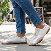 cheap Casual Lace-Up Shoes-Men's Lightweight Retro Casual Sneakers – Comfortable Lace-Up Walking Shoes for Daily Wear, Family Gatherings, Weekend BBQs &amp; City Strolls