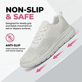 preiswerte Casual Sneakers-Men's Wide Fit Casual Sneakers – Lightweight Breathable Lace-Up Walking Shoes, Cushioned Comfort Wide Width Footwear for Office, Travel, Driving and Everyday Lifestyle