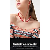 cheap TWS True Wireless Headphones-Lenovo Wireless Neckband Headphones, Bluetooth 5.0 Sport Earbuds with Mic, Noise Cancelling In-Ear Earphones, Sweatproof Magnetic Buds for Workout Gym Running, Thinkplus Audio, HiFi Stereo