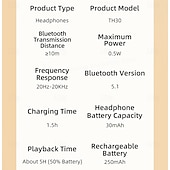 cheap TWS True Wireless Headphones-Lenovo Noise Cancelling Headphones Over Ear, Hi-Fi Stereo Wireless Bluetooth Headset, Foldable &amp; Comfortable Design with Built-in Mic for Travel, Home Office, PC, Smartphone
