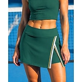 economico Gonne e Skorts da Donna-Per donna Tinta unita Gonna casual Gonne da tennis con pantaloncini Gonna sportiva Tasca Elastico in vita Sportivo Asciugatura Rapida Leggero Elastico Traspirante Tennis Golf Corsa Gonna