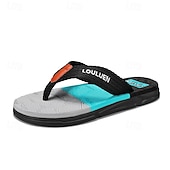 cheap Men's Slippers &amp; Flip-Flops-Men's Blue Flip Flops – Lightweight Quick-Dry Beach Sandals, Comfortable Summer Footwear for Vacations, Poolside and Everyday Leisure