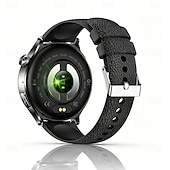 abordables Montres connectées-Montre connectée pour homme (répondre/passer des appels), bracelet d'activité avec écran tactile HD rond de 1,39 pouce, moniteur de fréquence cardiaque et de sommeil SpO2, étanche IP68, montre