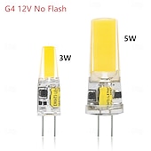 ieftine Lumini LED Bi-pin-10 buc lampă LED G4 COB fără flash bec LED AC/DC 12V lampă LED spotlight candelabru iluminat înlocuiește halogen