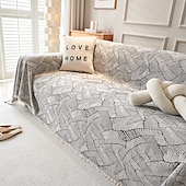 cheap Sofa Cover-Sofa Cover Blanket One Piece Couch Cover Anti Cat Scratch Herringbone Sofa Slipcover Full Coverage Furniture Protector Washable Sofa Throw for Living Room