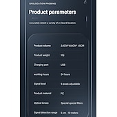 preiswerte Mess- und Messwerkzeuge-Detektor für versteckte Kameras, GPS-Tracker-Finder, HF-Signaldetektor für Abhörgeräte, tragbarer Sichtschutz für Hotel, Zuhause und Reisen, handlicher Lochkamera-Finder