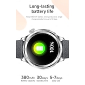 abordables Montres connectées-Montre connectée pour homme (répondre/passer des appels), bracelet d'activité avec écran tactile HD rond de 1,39 pouce, moniteur de fréquence cardiaque et de sommeil SpO2, étanche IP68, montre