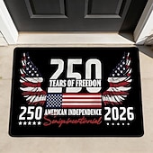 economico USA 250.-Zerbino per il 250° anniversario degli Stati Uniti (1776-2026), 80x50 cm, zerbino patriottico per il 250° anniversario dell'America, zerbino per il quindicesimo anniversario, tappeto decorativo con