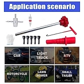 economico deposito attrezzi-Kit di attrezzi per la sostituzione rapida delle valvole degli pneumatici auto, composto da 30 pezzi, set di sostituzione rapida del nucleo della valvola che perde, include tr413, tappi per attrezzi a