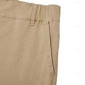 economico Classico-Per uomo Carico tattico Pantaloncini cargo Shorts Pantaloncini casual Tasca Semplice Sopra il ginocchio Casuale All'aperto Abbigliamento casual alla moda Moda Streetwear Cáqui Escuro Nero Inelastico