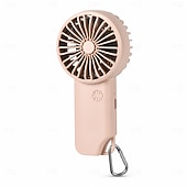 voordelige Ventilators-Stille Mini Handheld Ventilator – USB Oplaadbare 3-Snelheid Kleine Pocket Ventilator voor Thuis Kantoor en Buiten gebruik