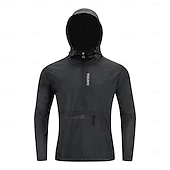cheap Men's Jackets &amp; Gilets-WOSAWE  Spring/Summer Men's Windproof Multi-Pocket Cycling Jacket for Outdoor Sports,Hiking, and Biking