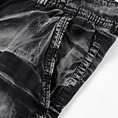 cheap Classic-Men's Comfort Waist Tactical Cargo Cargo Shorts Shorts Casual Shorts Multi Pocket Flap Pocket Camouflage Knee Length Outdoor Streetwear Daily Wear Fashion Streetwear Black Purple Inelastic