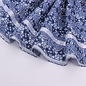 abordables Conjunto de Dirndl-Oktoberfest Vestido de dirndl Conjunto de dirndl Blusa con falda acampanada Jacquard Encaje Mucama Alemán alpino Herencia prados Mujer Carnaval Festival de Cerveza Paño de estilo tradicional