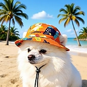 abordables Chapeau de soleil-Chapeau d'été pour chien, chapeau de soleil respirant à oreilles ouvertes pour animaux de compagnie, utilisable en toutes saisons, deux styles et trois tailles, spécialement conçu pour les chiens et