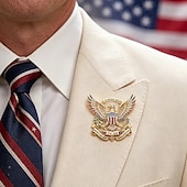 preiswerte U.S. 250. Jahrestag-Anstecknadel zum 250. Jahrestag der USA, patriotische Anstecknadel mit amerikanischem Adler, Gedenkbrosche mit Strasssteinen (1776–2026), Schmuckaccessoire zum Unabhängigkeitstag der USA für Damen und