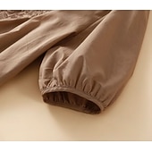  Femmes Chemise Haut à œillets Chemise Bohème Chemise en Dentelle Dentelle Broderie Élégant Bohème Vacances Manche 3/4 Hauts Longs Occasionnel Bleu Blanche Jaune Orange Marron Été Printemps