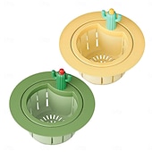 cheap Household Appliances-2 Pack Cactus Kitchen Sink Strainer, Anti-Clogging Drain Filter Basket, Cute Sink Stopper Food Catcher with Easy-Lift Handle, Universal Sink Residue Filter for Kitchen &amp; Bathroom Sinks