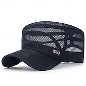 preiswerte Heizen und Kühlen-Baseballkappe mit flachem Schirm für Herren, verstellbarer, stylischer Sommerhut mit Sonnenschutz, Freizeitaccessoire für Outdoor-Sportarten wie Angeln und mehr, Accessoires für Erwachsene