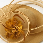 cheap Fascinators &amp; Hats-Derby Hat Church Hat Kentucky Derby Hat Gentlewoman Noblewoman Fancy Dress Women's Masquerade Derby Ascot Horse Racing Festival Adults' Headpiece