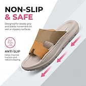 billiga Inneskor och flip-flops till herrar-herrsandaler med öppen tå, justerbara sommarskor med rem, bekväma lättviktssandaler för stranden, resorten och vardagsbruk