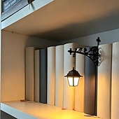 preiswerte Dekorative Lichter-Bibliothekslaterne – dekorative Bücherregalbeleuchtung, wiederaufladbar, mit Fernbedienung, für Bücherwürmer, antike LED-Leseecke als Dekoration für Arbeitszimmer und Bibliothek