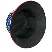 voordelige 250e Verjaardag van de VS-Patriottische Amerikaanse vlag bucket hat, omkeerbare vissershoed voor mannen &amp;Dames opvouwbare zomerzonnehoed met sterren- en strependesign, lichtgewicht outdoor pet voor vissen, wandelen, strand,