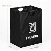 cheap Laundry Bags &amp; Hampers-60L Large-Capacity Thickened Sorting Trash Can with Sponge EVA Handle, Foldable Storage Bag, Holds 60 Bottles, Durable Polyester Material, Suitable for Kitchen, Home, and Office Waste Organizers