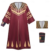 abordables Disfraces de anime-Asiria antigua Mesopotámico Animé Vestido llamativo Trajes De Cosplay Víspera de Todos los Santos Carnaval Rendimiento Comic Con Exposición de anime Disfraz Para Hombre Adulto