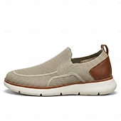 baratos Sapatos Casuais Slip-On-Tênis masculino slip-on para caminhada – tênis leves, respiráveis e confortáveis, calçado casual para viagens, caminhadas e uso diário.