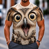  Per uomo Animale Anatra Maglietta Manica Corta maglietta Stampa 3D Girocollo Camicia Divertente Casuale Quotidiano Streetwear Giallo Arancione Cachi Estate Primavera Abbigliamento S M L XL 2XL 3XL