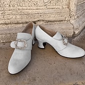 economico Calzature-Rococò Barocco Vittoriano Scarpe Costume Per donna Reale Halloween Carnevale Mascherata Performance Festa / Sera Mascherata Adulti Scarpe