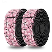 cheap Bikes &amp; Components-Bike Handlebar Tape Cycling Wearproof Skidproof Comfortable Safety For Road Bike Mountain Bike MTB Cycling Bicycle PU(Polyurethane) Black White Pink