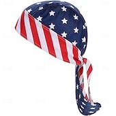 billiga U.S. 250-årsjubileum-1 st. patriotisk amerikansk flagga kylande huvudduk, snabbtorkande elastisk sportbandana för män och kvinnor, USA:s självständighetsdag 250-årsjubileum cyklingskallehatt för löpning, gym, vandring