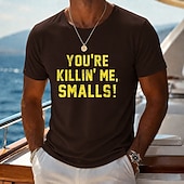  Herre-T-skjorte med «You're Killin' Me»-motiv, liten størrelse, morsomt filmsitat, grafikk, normal størrelse, slim fit, ferie, cruise, avslappet, streetwear, designerklær, s, m, l, xl, xxl, xxxl