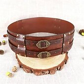 economico Accessori e altro-Retrò Vintage Medievale Rinascimento Cintura in Vita Guerriero Vichingo Ranger Costume Per uomo Vichingo Halloween Carnevale Fiera Rinascimentale LARP Adulti Cintura