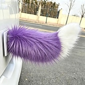 economico Interni fai-da-te per auto-Coda di volpe mobile elettronica con telecomando, accessorio auto kawaii motorizzato con diverse modalità di funzionamento e facile installazione adesiva.